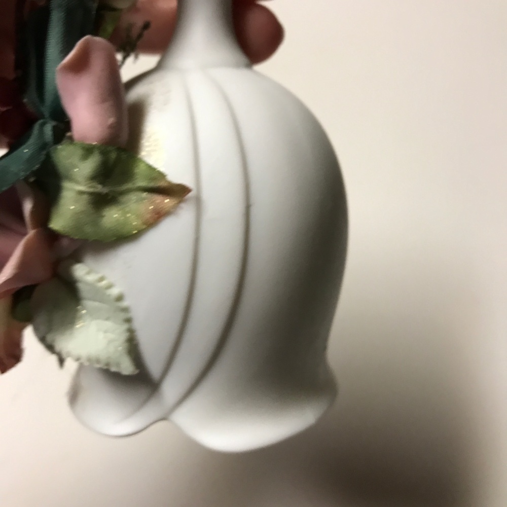 Vintage Floral Porcelain Bell - Picture 5 of 8